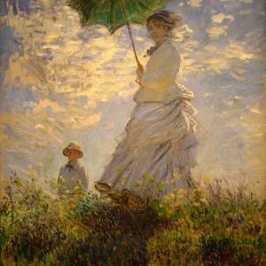 'Femme à l'ombrelle' ~ Technique Monet ~ Style Savonarola