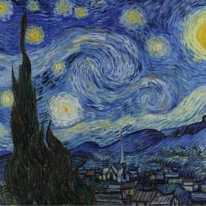 'La nuit étoilée' ~ Technique Van Gogh ~ Style Savonarola